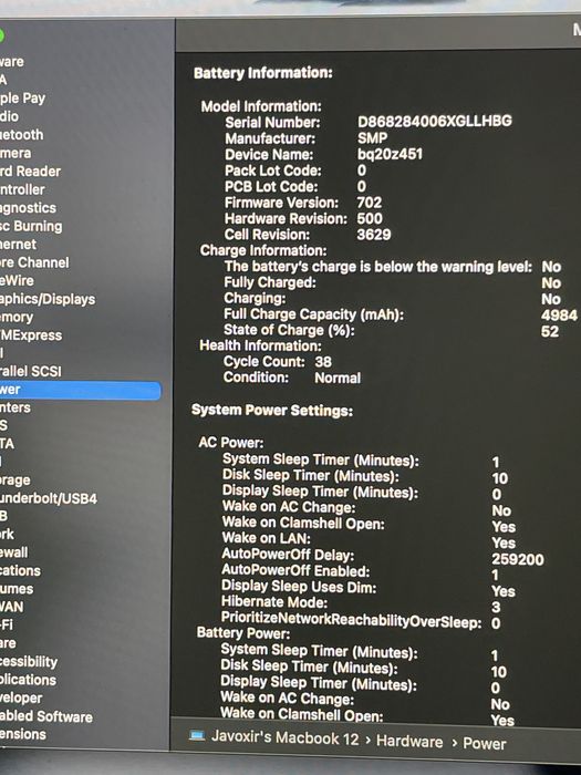 Macbook (air) 2017 12 inch 512GB 299$ 38 sikl