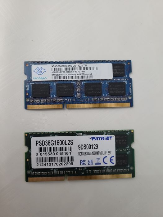 ОЗУ ddr3l so-dimm