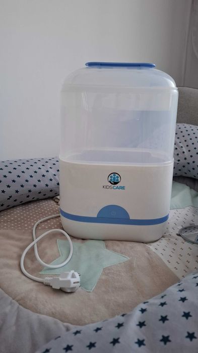 Sterilizator biberoane Kidscare + pompă de sân electrică dublă