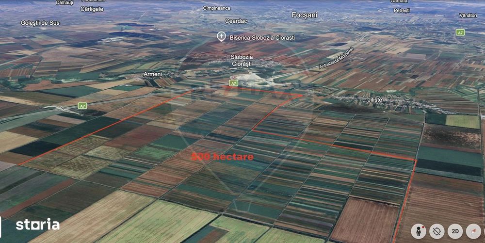 Teren 500 h plus 1000h arenda Vrancea