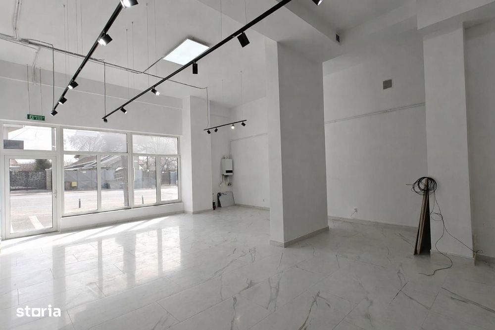 Spatiu comercial cu intrare din strada, vad comercial, zona
