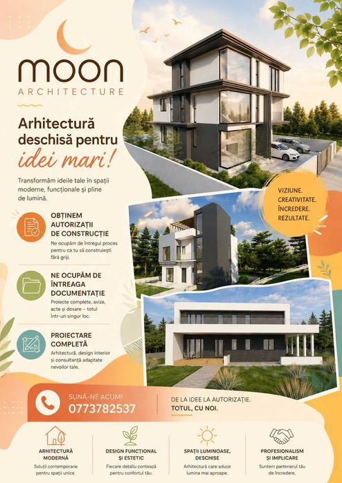 Proiectare completa obtinere autorizatie de construire