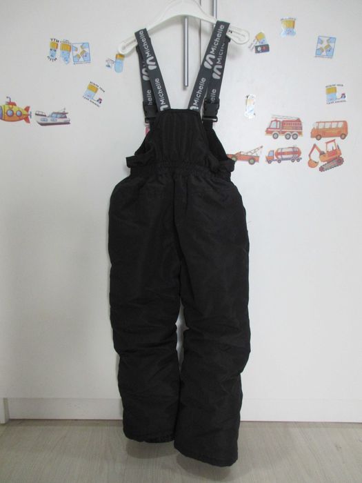 Штаны на лямках, теплые