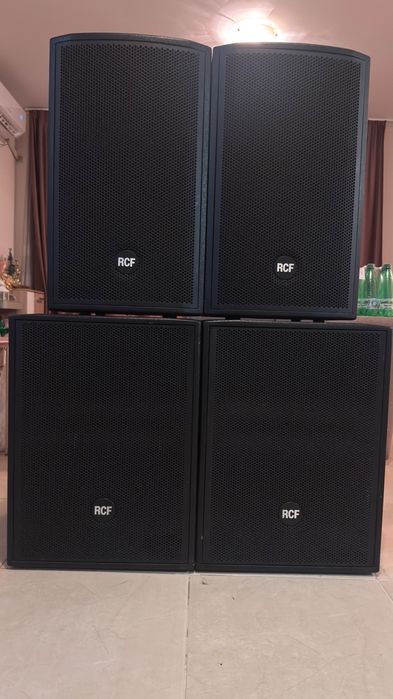 RCF NX 12-SMA Активни монитори  и  RCF NX M12-A + RCF SUB 905-AS
