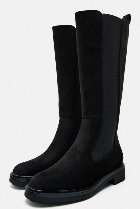 Продавам дамски велурени ботуши на фирмата Зара