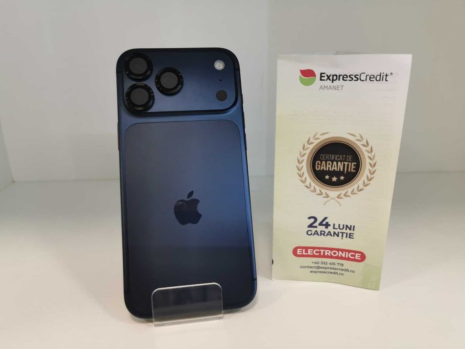 Telefon Apple Iphone 17 Pro Max 256Gb (Ag8 Tudor/B74924) – Garantie 2 Ani!