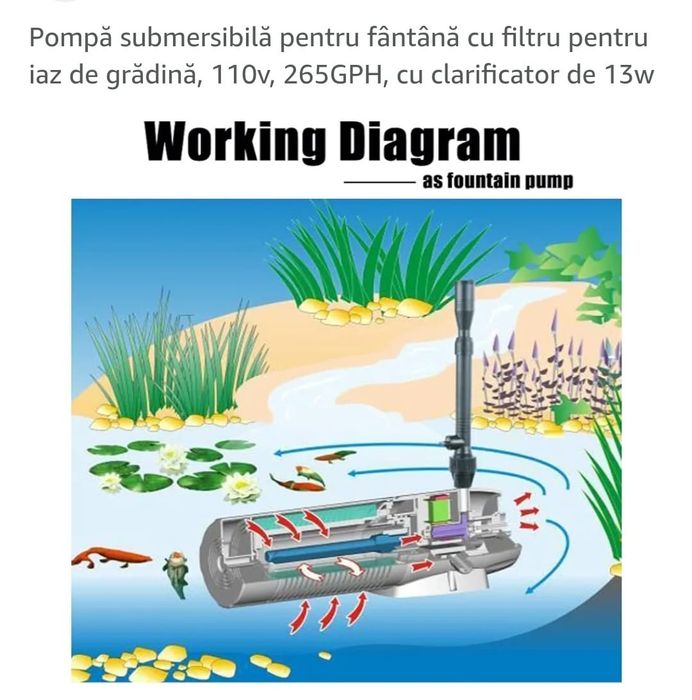 Filtru iaz piscină