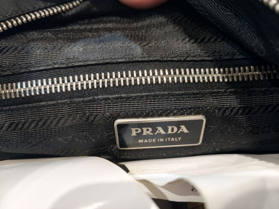 Оригинал Prada Tessuto Nylon Винтаж сумка черная