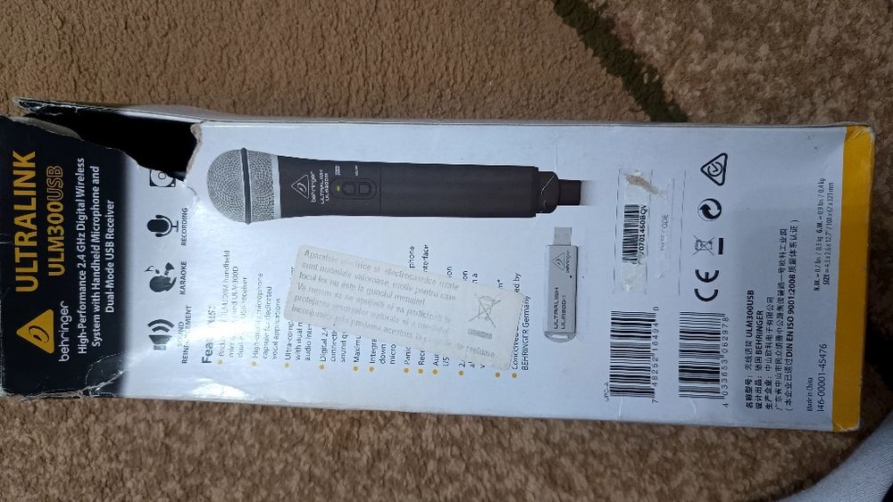 Vând microfon Ultralink ULM300 USB