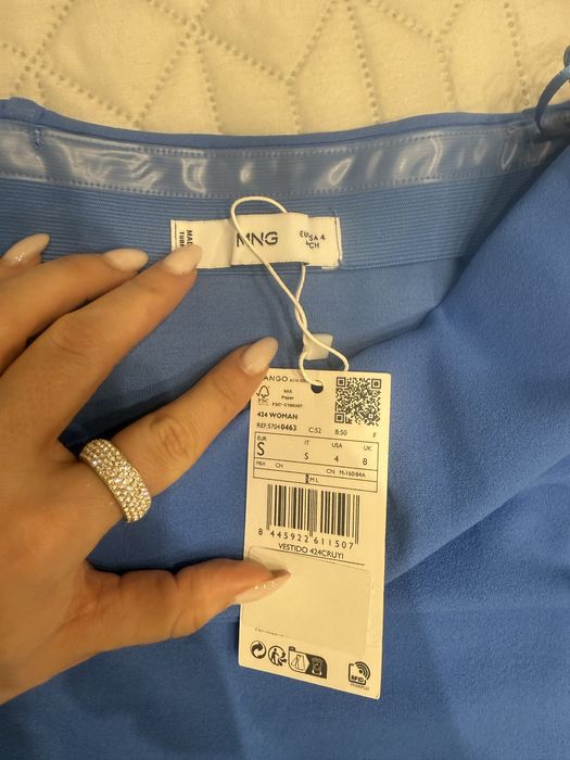 Рокля Mango- Strapless dress