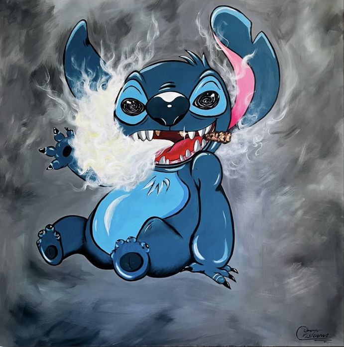 Tablou Canvas in acril - Stitch