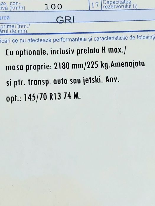 Remorca Stema vand/schimb/inchiriez