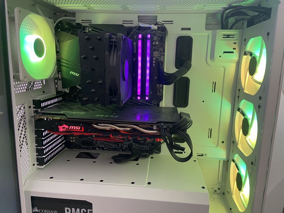 Геймърски компютър | Ryzen 5 5600X | 16GB ram | gtx1080