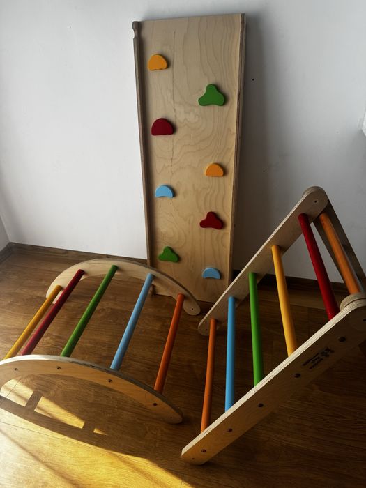 Модифициращ се Пиклер Триъгълник 2 модула с Рампа и Арка Wooden Magic