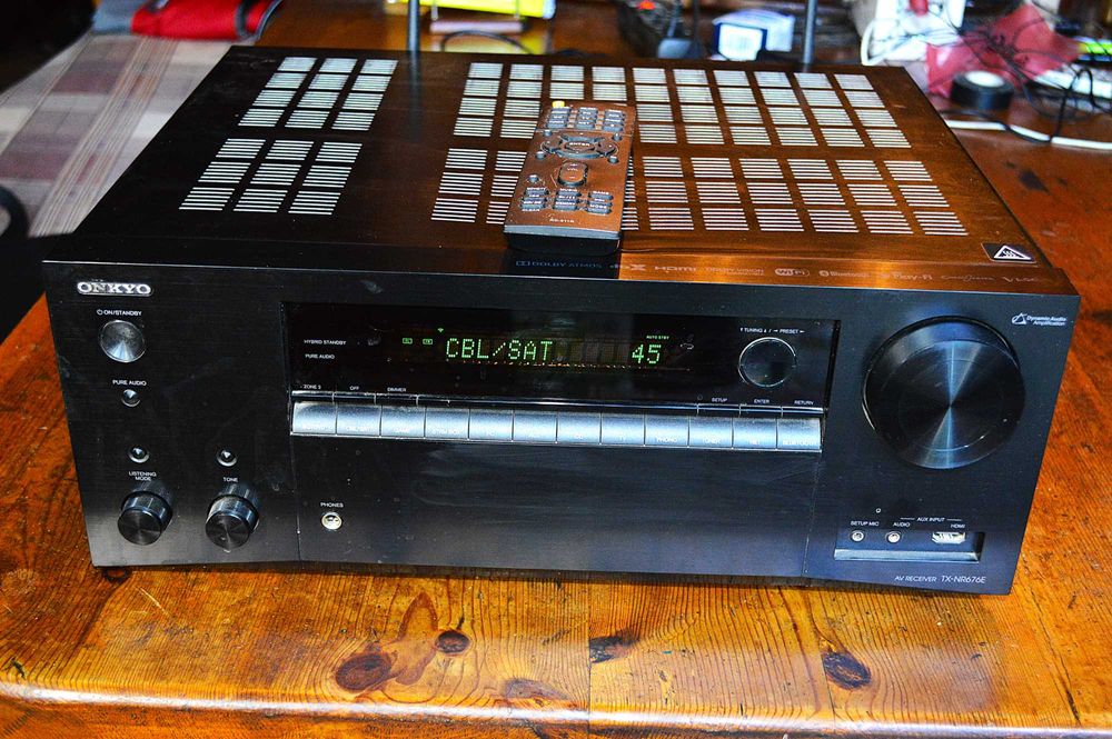 Onkyo TX-NR 676E Dolby Atmos и DTS:X