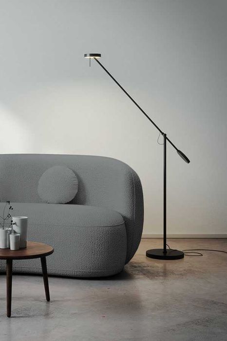 Canapea curbata Lunis gri - Transport Gratuit in 4-10 zile