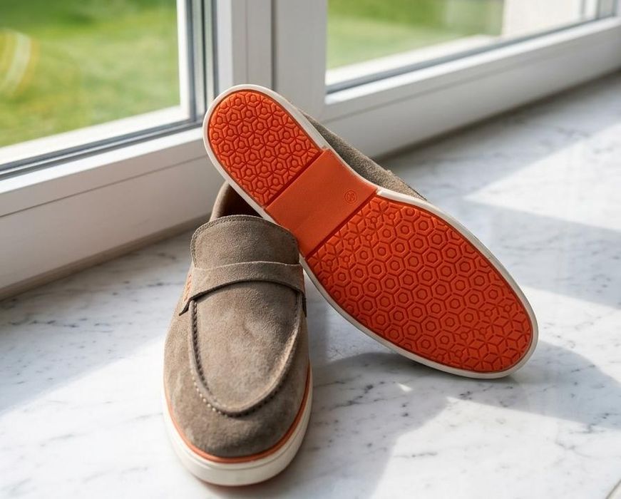 Mocasini Hermes Piele Întoarsă - Full Box