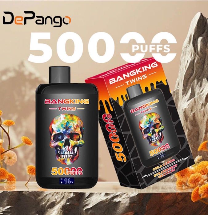 Pachet 2 Vape 50000 puffs 2 arome Dispaly Reincarcabil