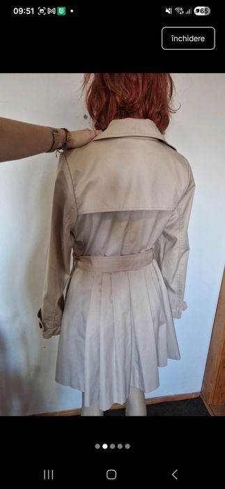 Trench lung  H&M  marimea M