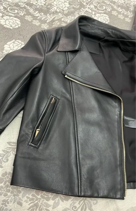 Кожаная куртка Massimo dutti