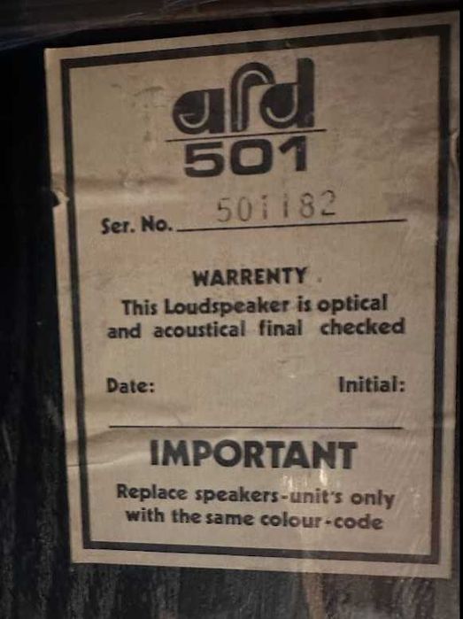 Тонколони AFD 501