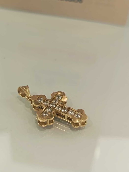 (AG41) Pandativ aur 14K b5974 Certificat de garantie