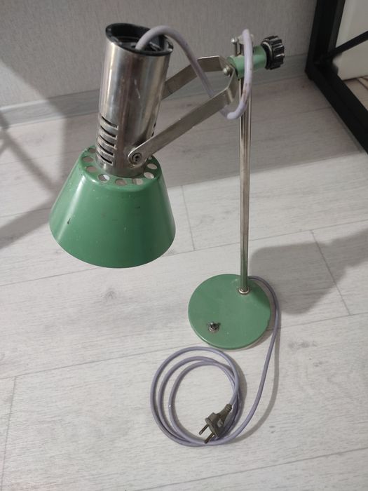 Советский настольный светильник плафон в хорошем состоянии