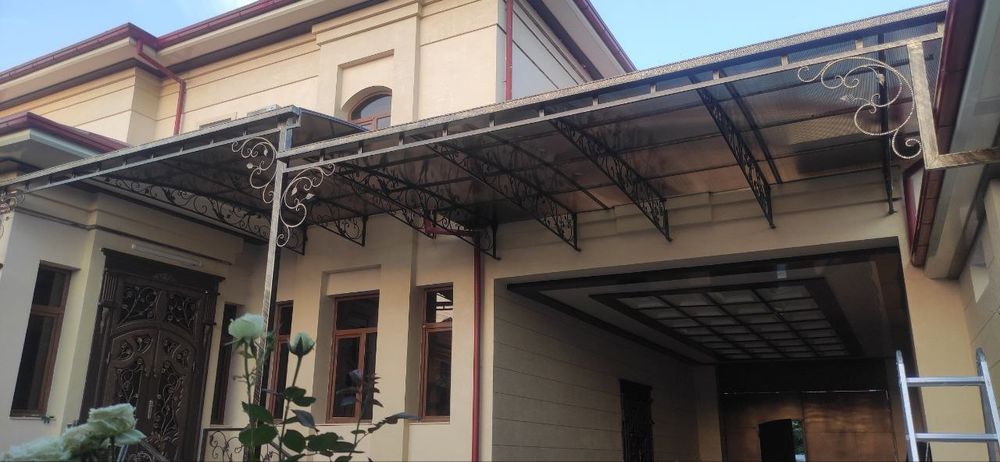 Решетки, перила, навесы, жалюзи, ворота, дарвоза, эшик, панжара сифат