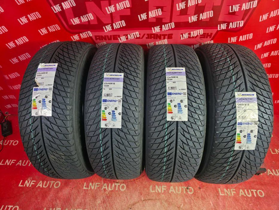 anvelope de iarna - 235/60/18 michelin alpin5 suv mo - noi dot 2025 !