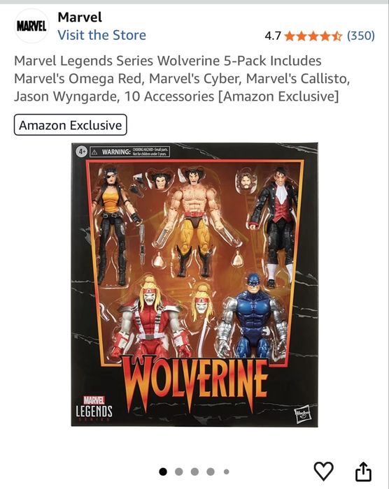 Set Marvel Legends X-Men Wolverine