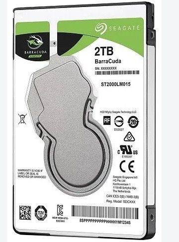 Жесткий диск HDD 2.5 Seagate BarraCuda 2tb