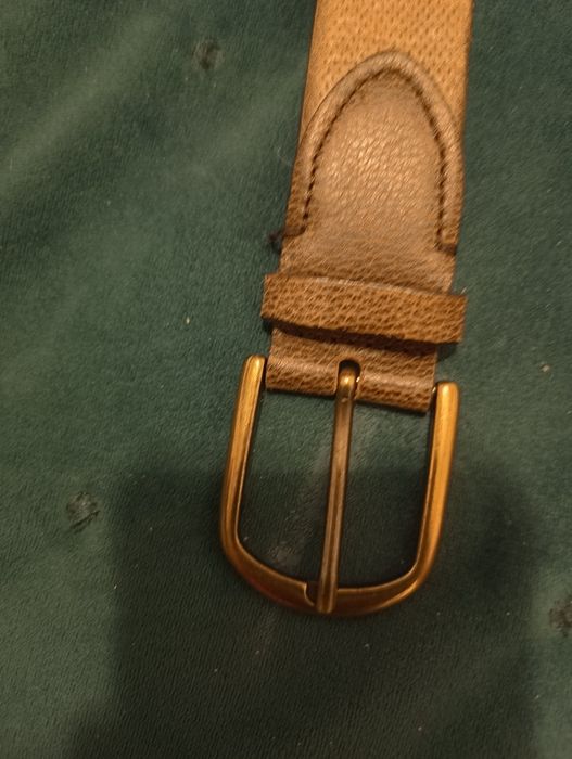 Curea piele naturala îngustă Massimo Dutti  105cm
