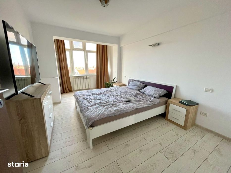 Apartament elegant 3 camere, 60 mp utili, mobilat - Central — fotografia 3