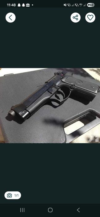 Pistol Airsoft TaurusPT92 FullMetal Co2 Modificat 5j PUTERE MAXIMA!!