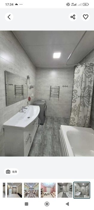 Продаётся Шикарная квартира 2/1/2 на Сырдарьинской р-н ор-р Камаристан