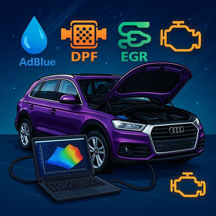 Reparatii AdBlue, Regenerari filtre particule, resoftari, immo, update