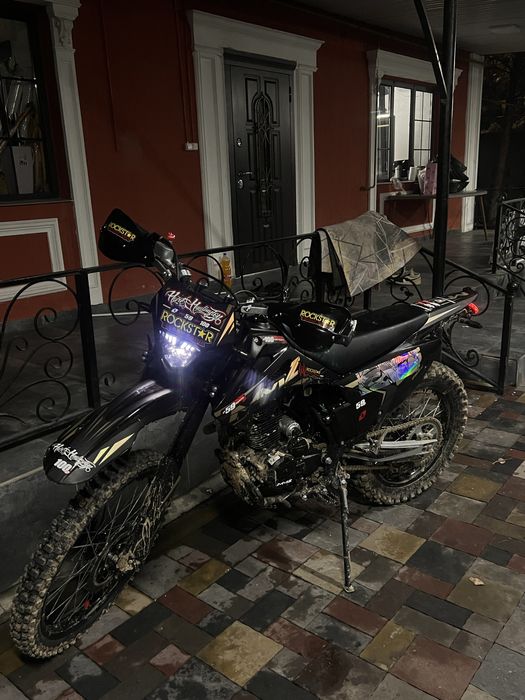 Эндуро 250 кубов 14 км проехал прошитый