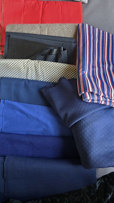 Отрезы ткани разные