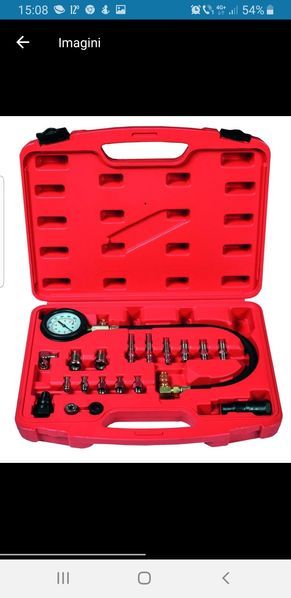 Tester compresie / Compresmetru DIESEL 19 piese