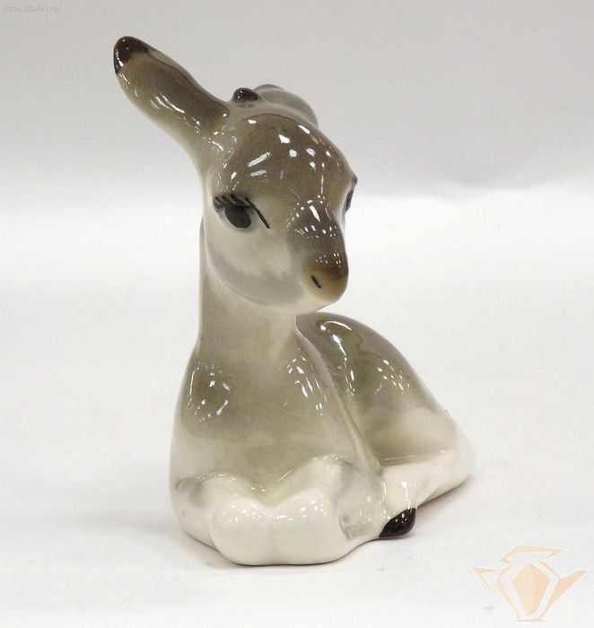 Фарфоровая статуэтка ослик ЛФЗ.