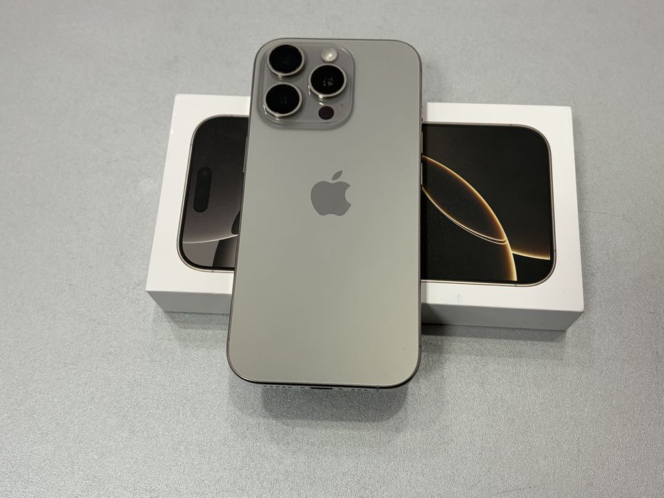 Iphone 16 Pro, 256 gb, Natural Titanium, la cutie