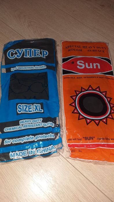 Перчатки резиновый