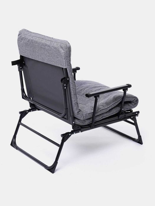 Раскладное кресло и кровать, 2 в 1 серый, мебель