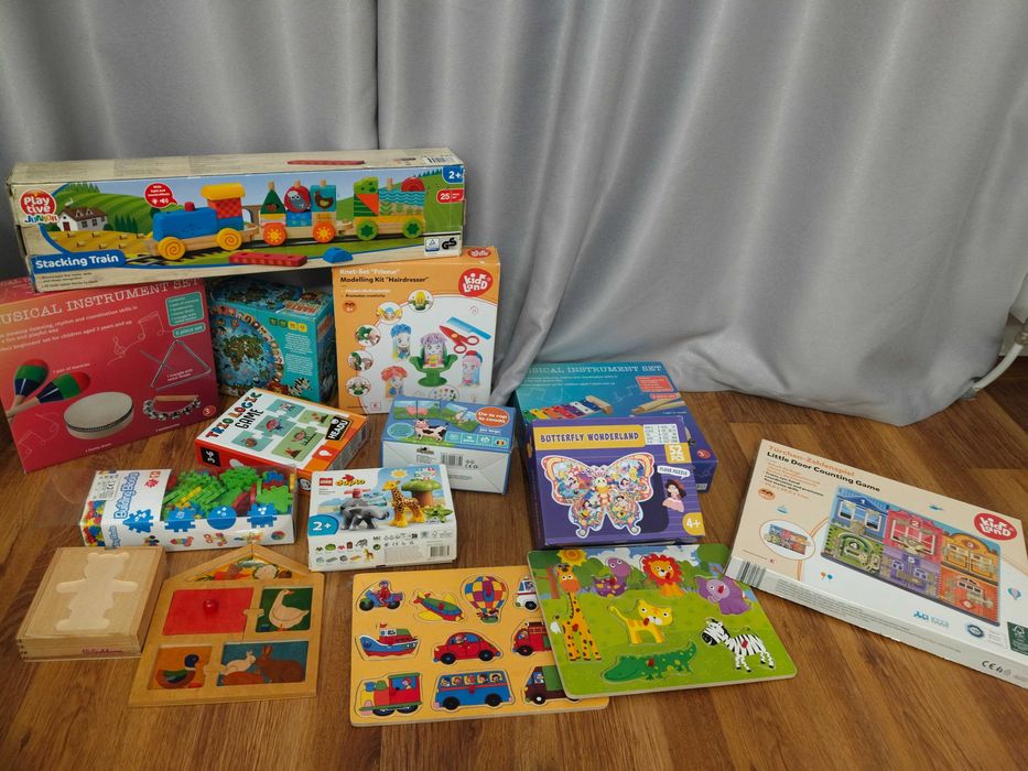 Jucării montessori lemn