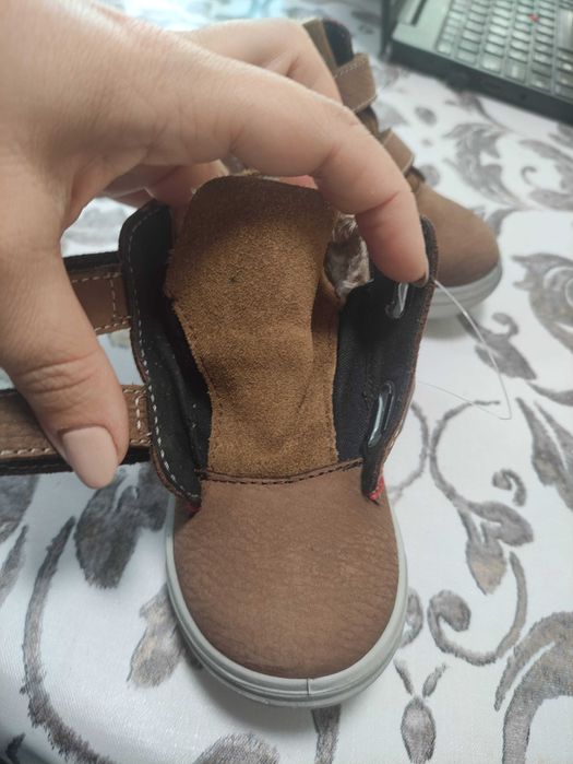 детски боти Пипино, Pepino 22 размер, естествена кожа