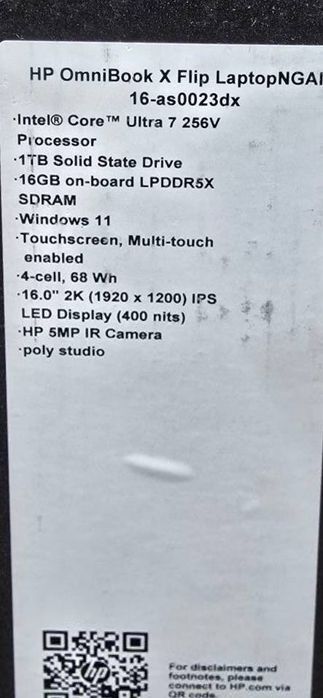 HP Omnibook x Flip 16