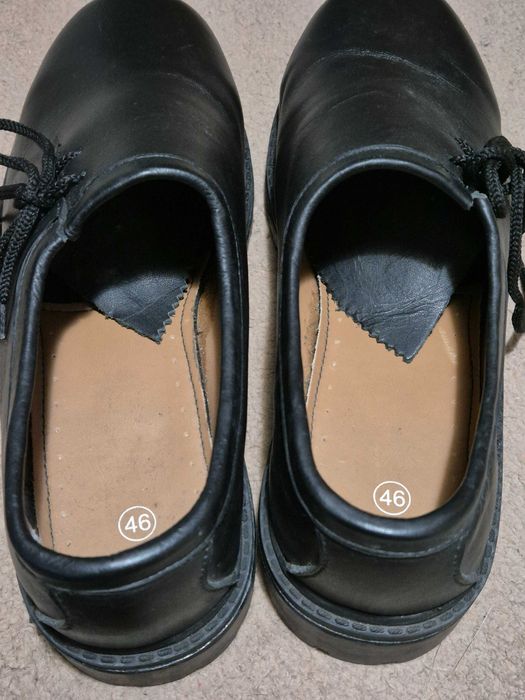 Pantofi barbatesti, piele naturala, 46, impecabili, noi, negri