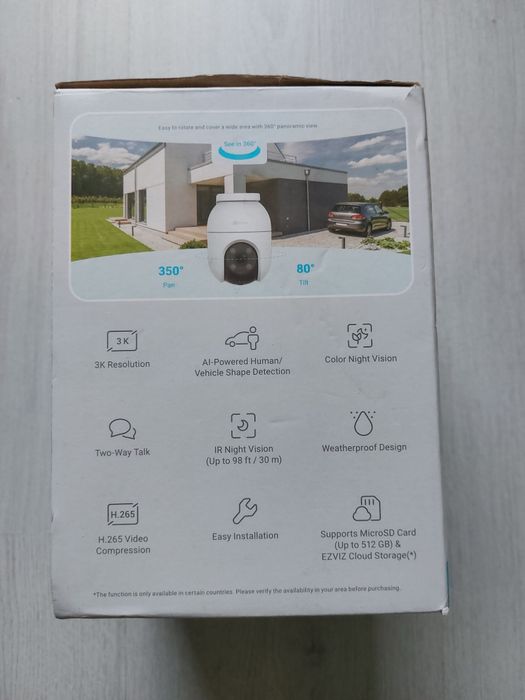 5MP EZVIZ C8c 3K въртяща се външна Wi-Fi IP камера