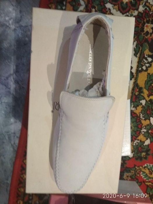 туфли карло пазолини белые кожа