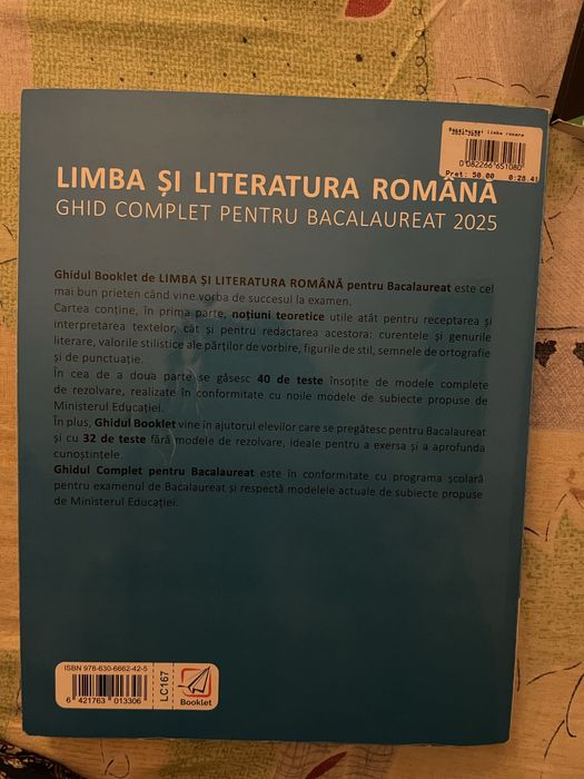 Carte de română pentru bacalaureat